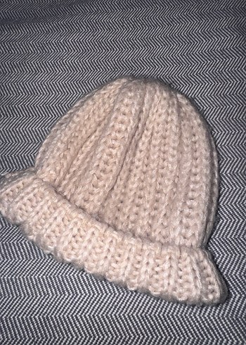 Pembe Örgü Kadın Bere - Görsel 3