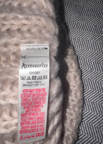 Pembe Örgü Kadın Bere - Görsel 2