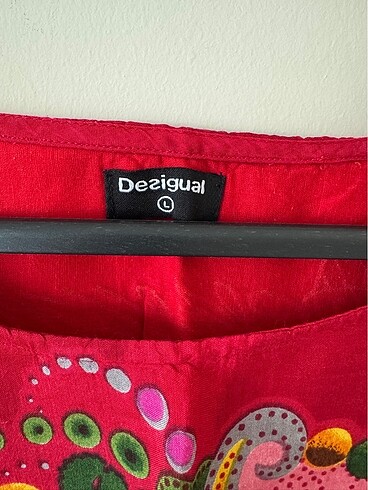 l Beden kırmızı Renk Desigual elbise