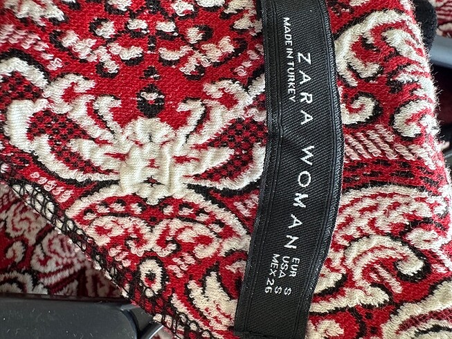 s Beden kırmızı Renk Zara elbise