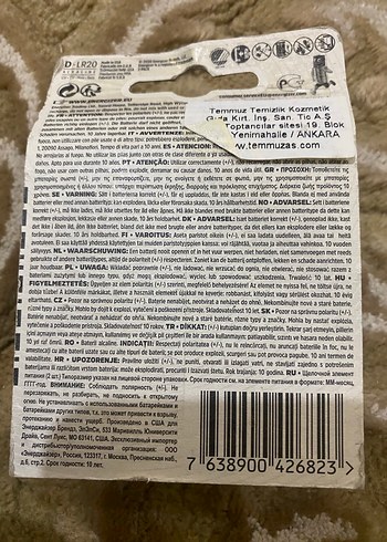 Energizer Max D2 Alkalin Pil 2'li Paket - Görsel 2