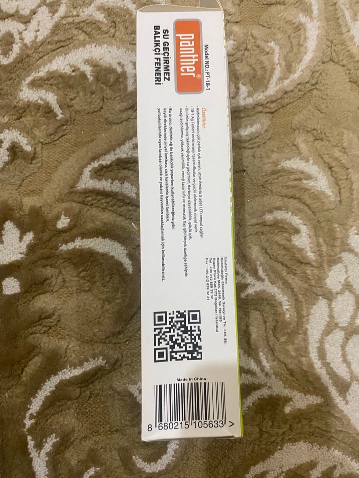 Panther Su Geçirmez Balıkçı Feneri - Görsel 4