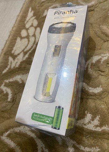 Piranha USB Şarjlı LED+COB El Feneri - Görsel 2