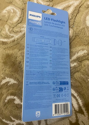 Philips LED El Feneri 22 Lümen Siyah - Görsel 2