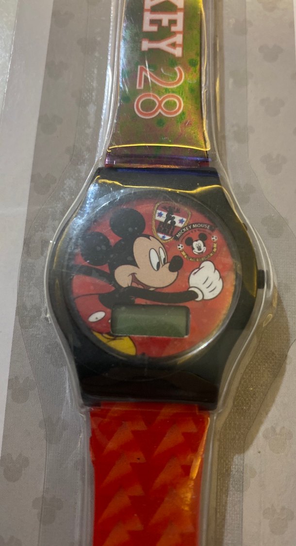 Renkli Mickey Mouse Kol Saati - Görsel 2