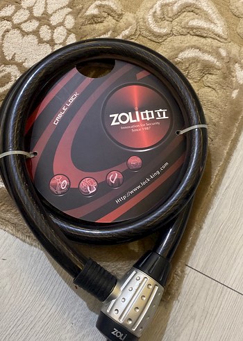 ZOLIY Siyah Kablo Kilidi - Görsel 2