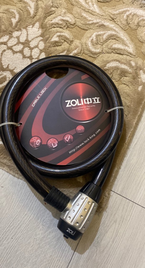 ZOLIY Siyah Kablo Kilidi - Görsel 2