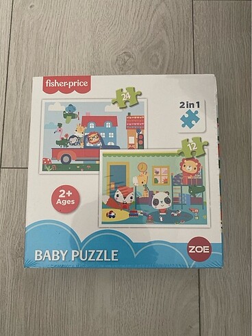 Zoe fişler prize 2 in 1 BABY PUZZLE