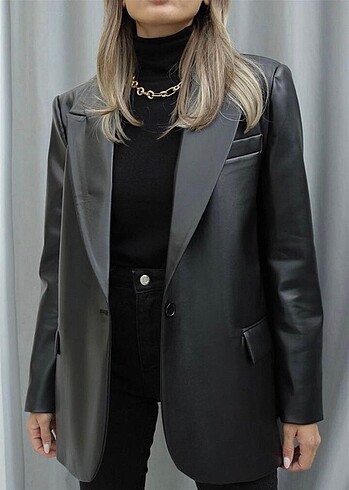 Diğer Blazer Deri Ceket