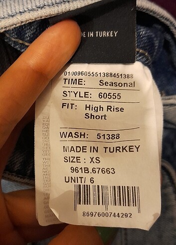 xs Beden mavi Renk Ltb Kadın Şort