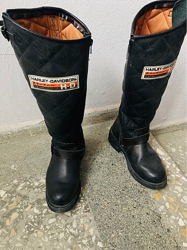 36 Beden siyah Renk Harley çizme 36 numara