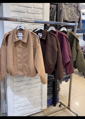 Zara Kadın Camel Mini Ceket, Salaş Kesim, Uzun Kollu