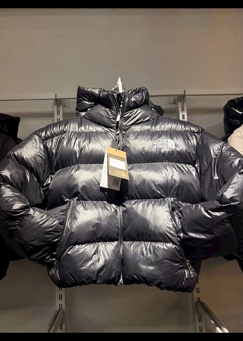 Siyah Puf Mont Yüksek Yakalı - Görsel 3