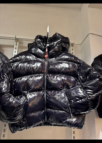 Siyah Puf Mont Yüksek Yakalı - Görsel 7