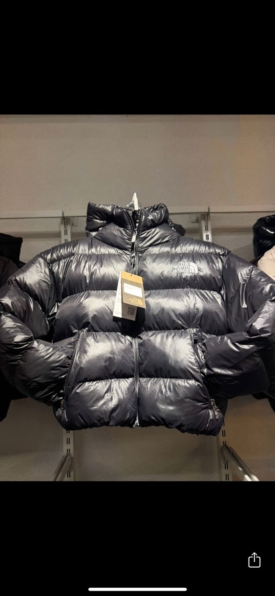 Siyah Puf Mont Yüksek Yakalı - Görsel 3