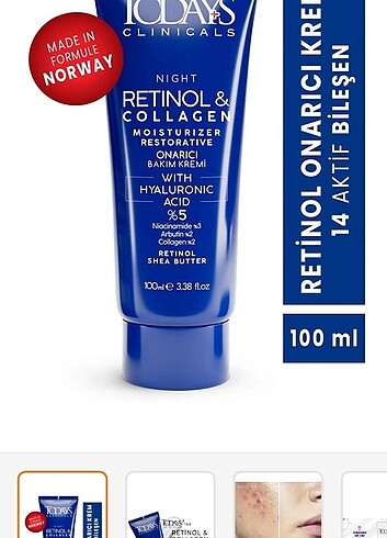 Todays cilt bariyer onarıcı retinol