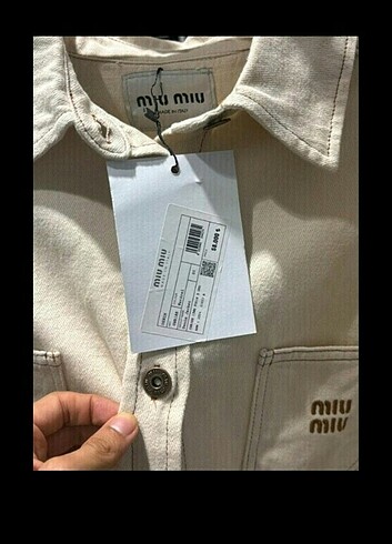 m Beden Miu miu gömlek