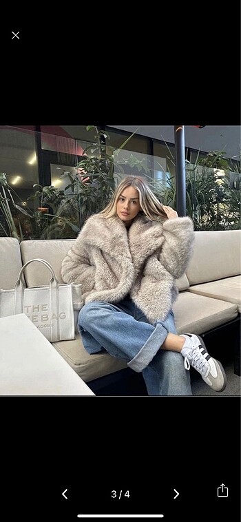 Zara muadil peluş kürk