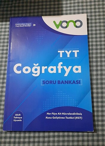 TYT COĞRAFYA SORU BANKASI VONO YAYIN