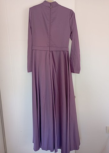 Mor  Drapeli Kadın Abiye - Görsel 3