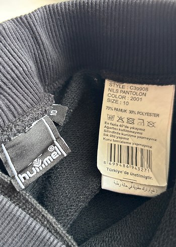 Kız çocuk  Siyah Hummel marka  Eşofman Altı - Görsel 11