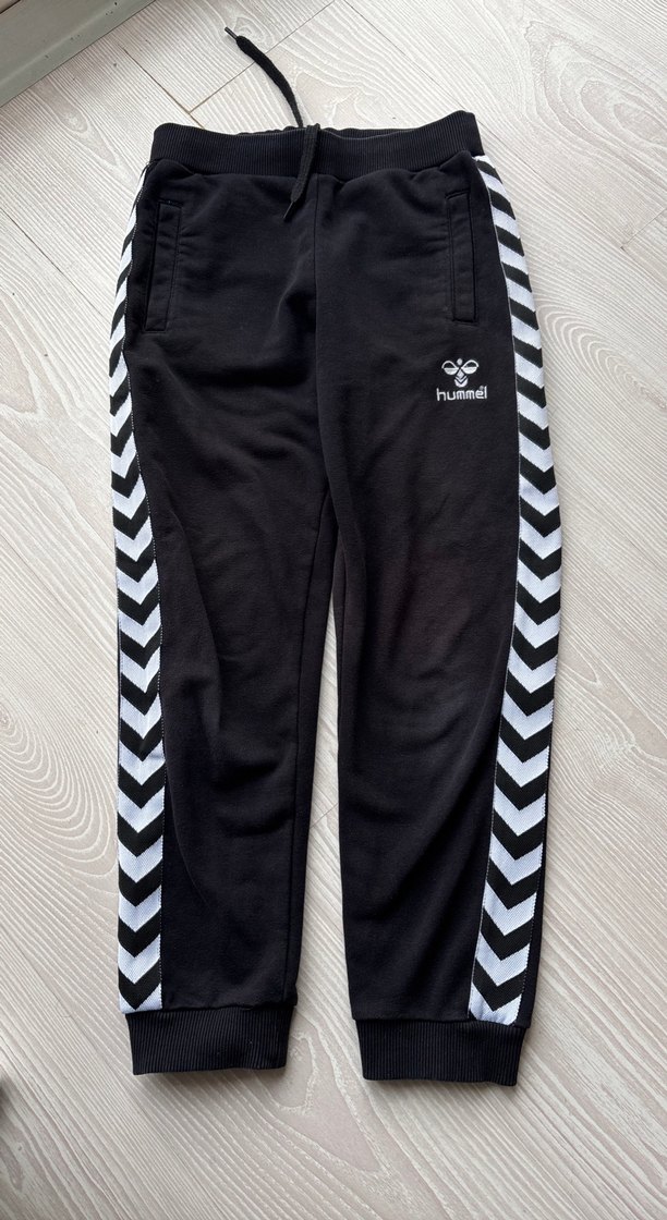 Kız çocuk  Siyah Hummel marka  Eşofman Altı - Görsel 2