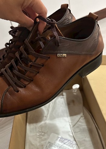 Hakiki deri Kahverengi Erkek Ayakkabısı - Görsel 9
