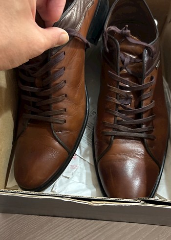 Hakiki deri Kahverengi Erkek Ayakkabısı - Görsel 12