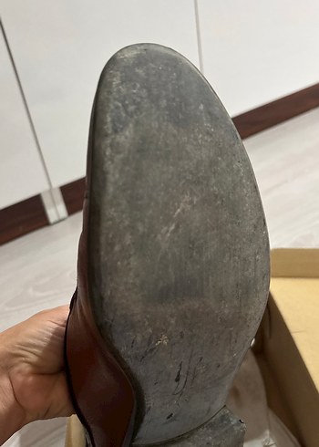 Hakiki deri Kahverengi Erkek Ayakkabısı - Görsel 4