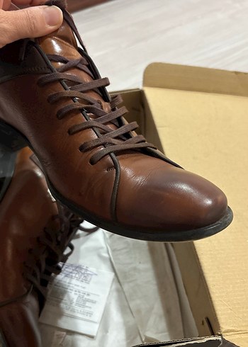 Hakiki deri Kahverengi Erkek Ayakkabısı - Görsel 2