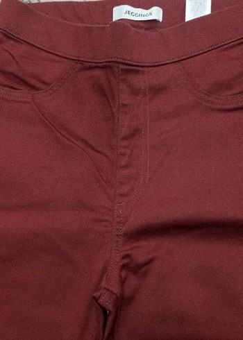 M&S Bordo Kadın Jeans - Görsel 3