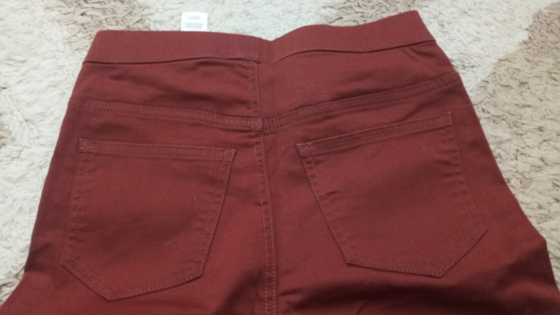 M&S Bordo Kadın Jeans - Görsel 5