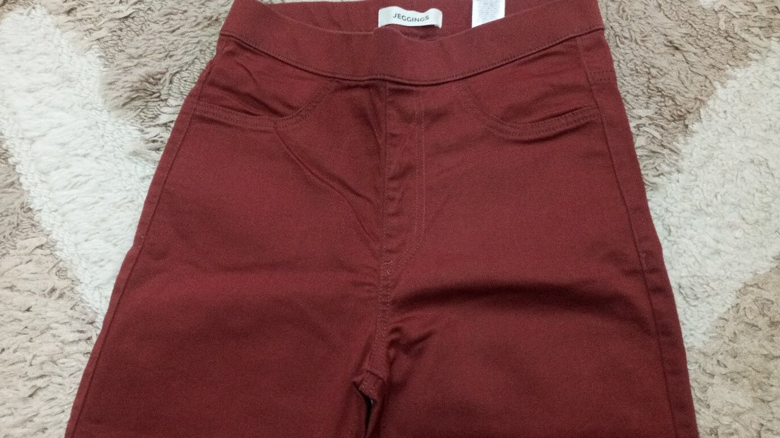 M&S Bordo Kadın Jeans - Görsel 3