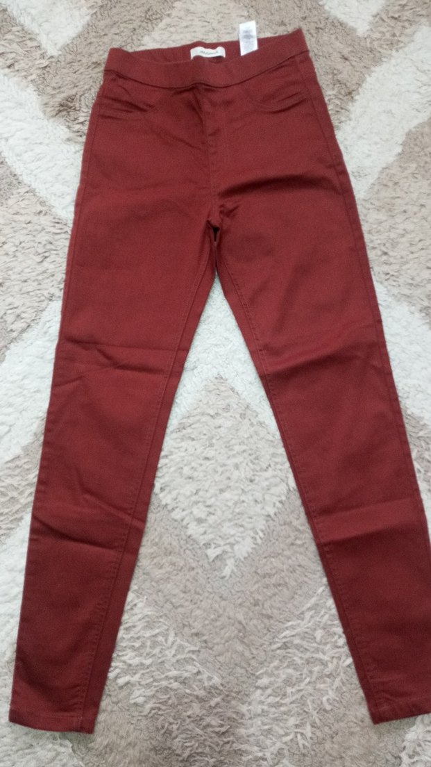M&S Bordo Kadın Jeans - Görsel 2