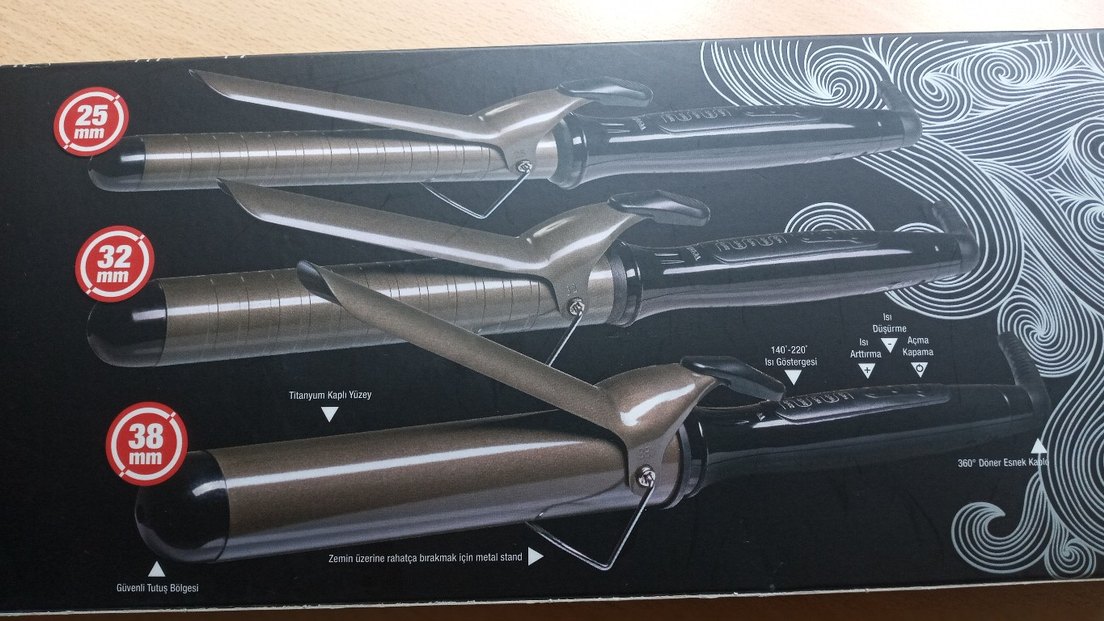 Ventoso Profesyonel Saç Maşası Bej Renk - Görsel 4