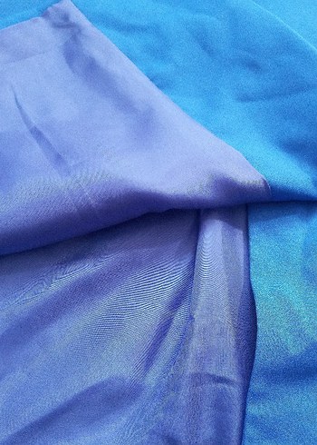 Düğmeli Mavi Kadın Blazer Ceket Pantolon Takımı - Görsel 3