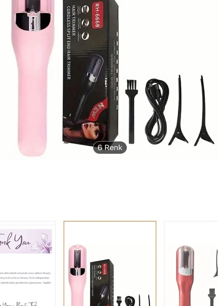 Saç kırık alma makinesi - Görsel 2