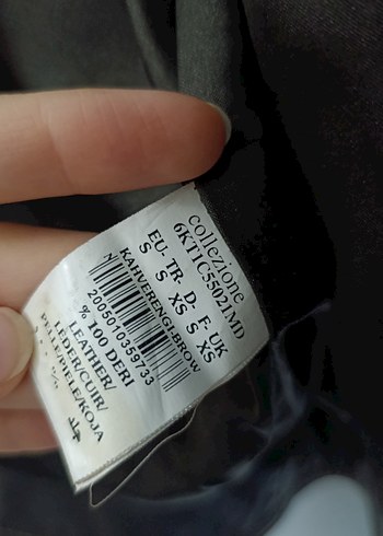 Vintage Kadın %100 Deri Ceket - Görsel 7