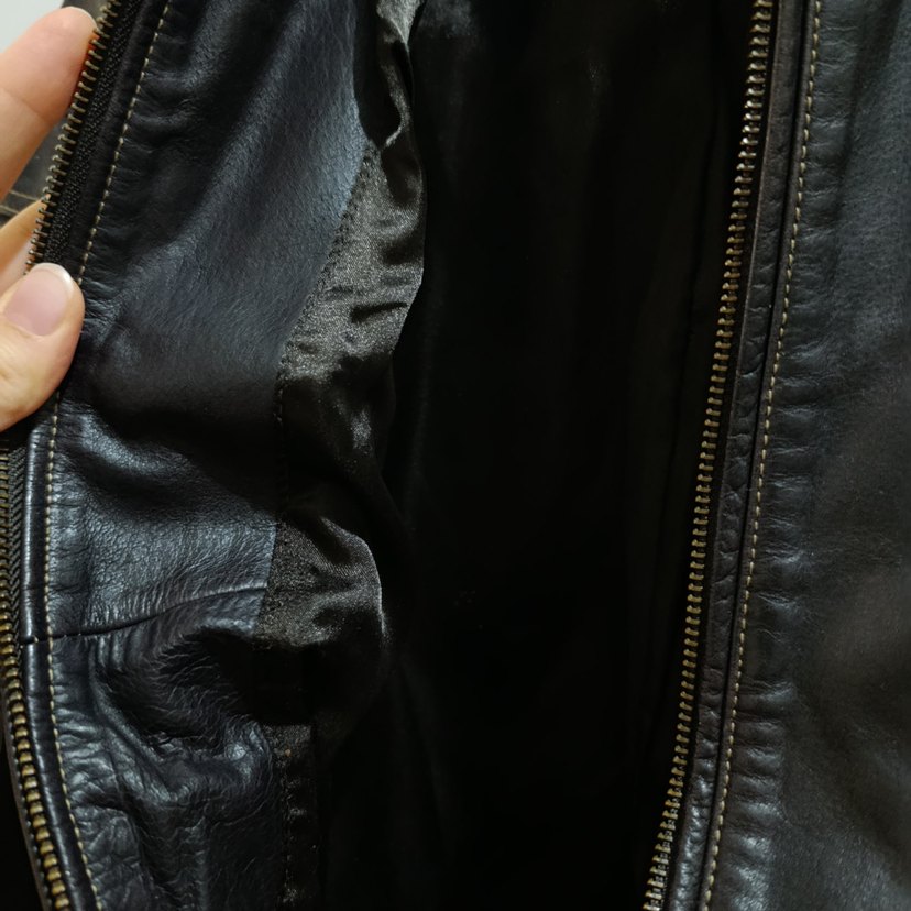 Vintage Kadın %100 Deri Ceket - Görsel 5