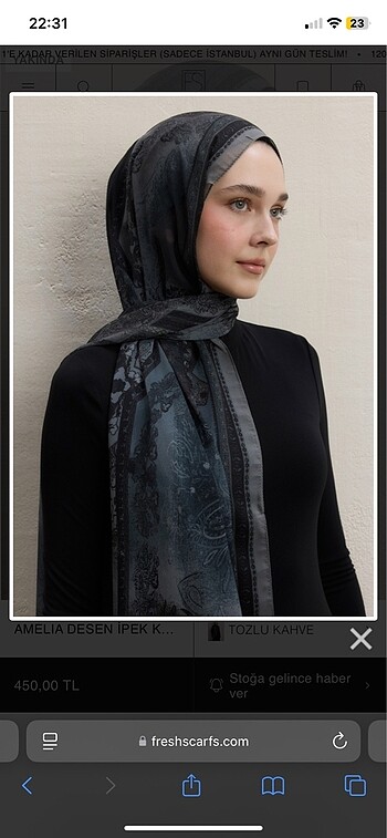 Fresh Scarfs Şal