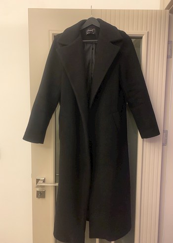 Siyah Uzun Klasik Kaban - Görsel 2