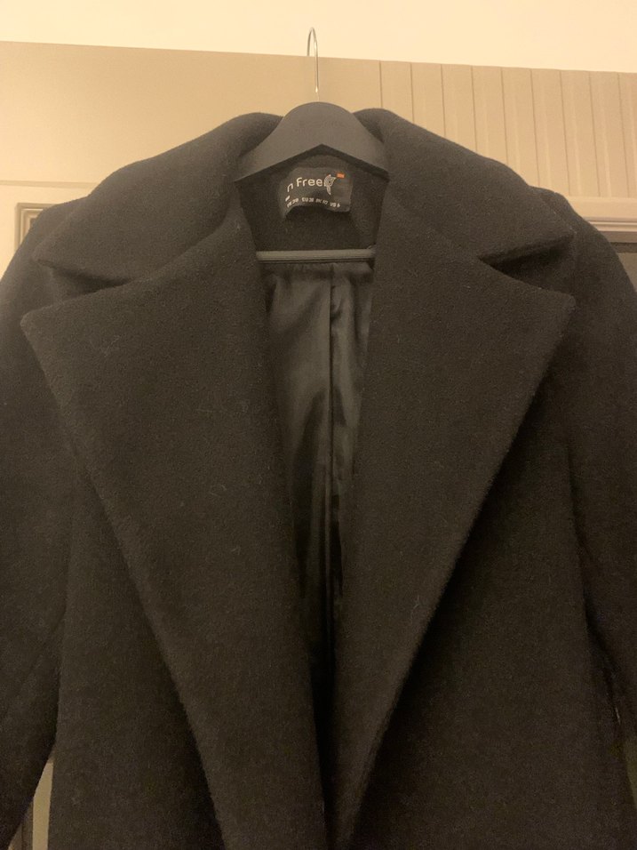 Siyah Uzun Klasik Kaban - Görsel 4