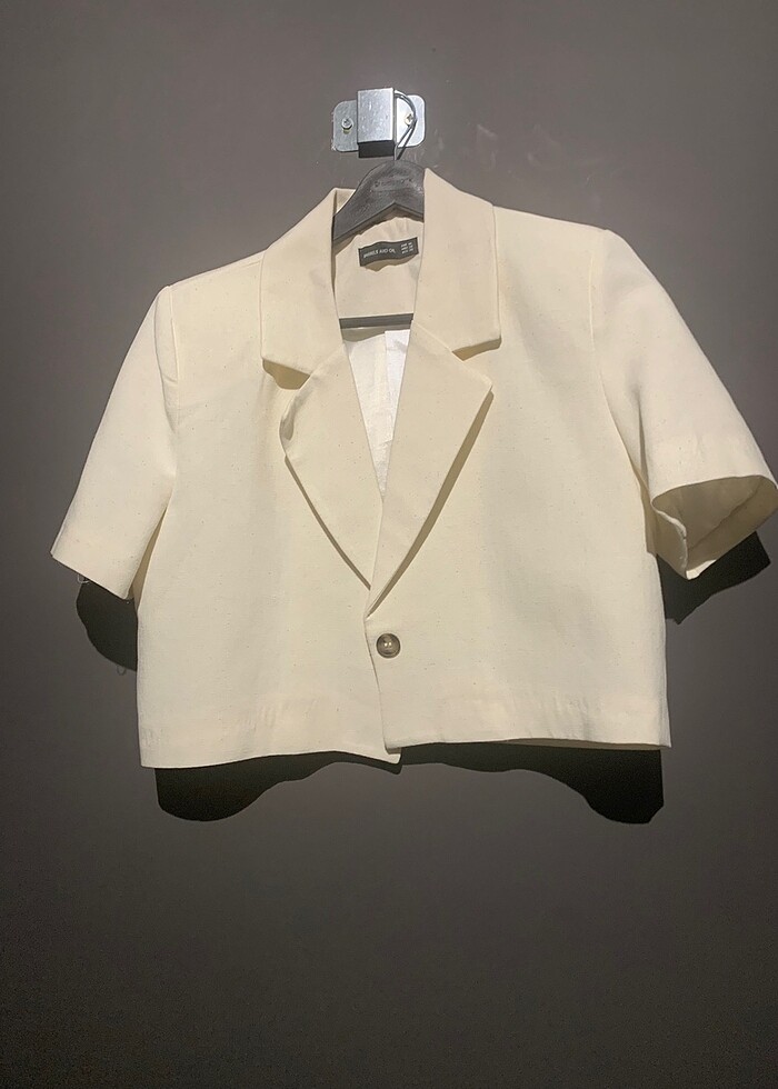 Crop ceket - Görsel 2