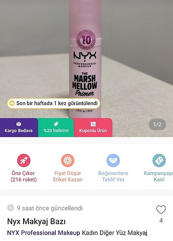 NYX Makyaj Bazı