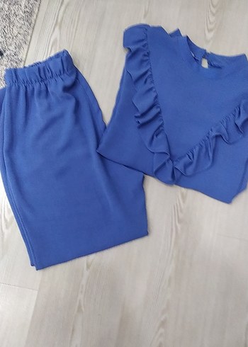 Mavi Uzun Kollu V Yaka takim - Görsel 5