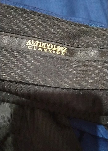 Mavi Parlak Düğmeli Erkek Takım Elbise Ceket pantolon - Görsel 4