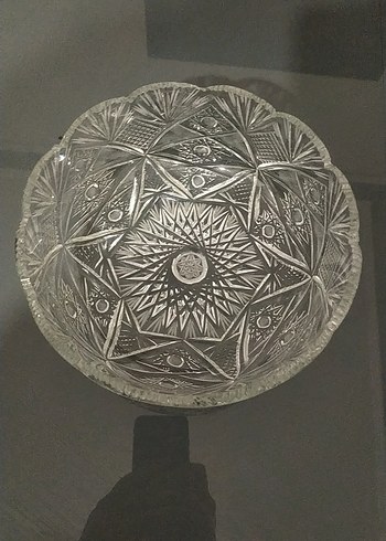 Desenli Cam kristal Dekoratif Kase - Görsel 2