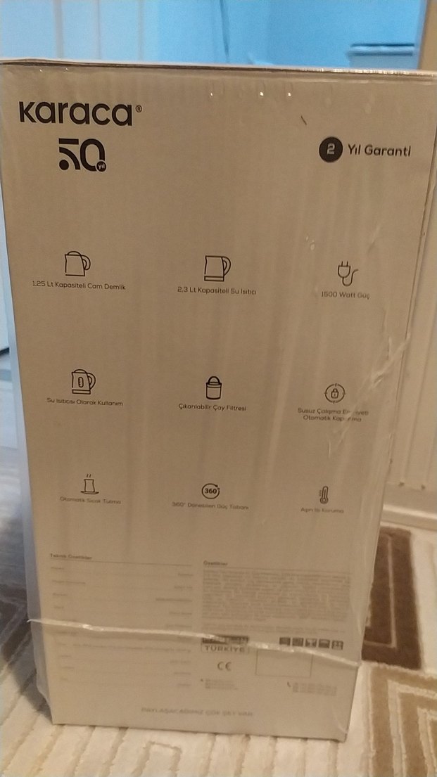 Karaca XL Siyah Çay Makinesi - Görsel 4