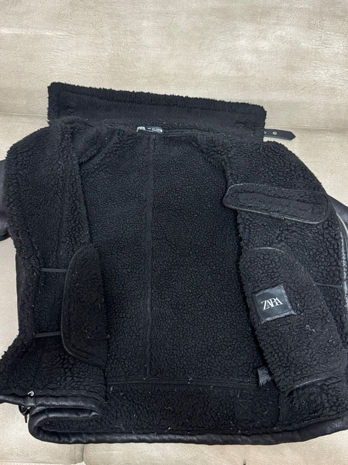 ZARA Kürklü Erkek Mont - Görsel 2