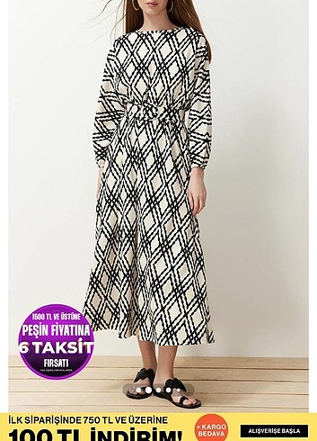 Trendyolmodest tesettür elbise 